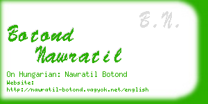 botond nawratil business card